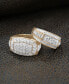 ფოტო #5 პროდუქტის Men's Diamond Cluster Two-Tone Ring (2 ct. t.w.) in 10k Gold