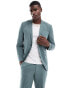 Фото #1 товара Jack & Jones slim fit suit jacket in sage green