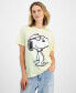 ფოტო #1 პროდუქტის Juniors' Snoopy Graphic T-Shirt