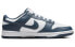 Фото #2 товара Nike Dunk Low Retro "Valerian Blue" 经典 低帮 板鞋 男款 白藏青 / Кроссовки Nike Dunk Low DD1391-400