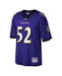 ფოტო #3 პროდუქტის Men's Ray Lewis Purple Baltimore Ravens Big and Tall 2000 Retired Player Replica Jersey