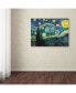 Vincent van Gogh 'Starry Night' Canvas Art - 21" x 28"