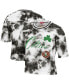 Фото #1 товара Women's Black and White Boston Celtics Hardwood Classics Tie-Dye Cropped T-shirt