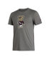 ფოტო #3 პროდუქტის Men's Gray Mississippi State Bulldogs Basics Heritage Tri-Blend T-shirt