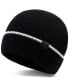 ფოტო #3 პროდუქტის Men's Stripe Beanie & Scarf Set