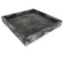 Фото #2 товара Поднос из мрамора adorist декоративный, квадратный темно-серый
