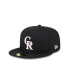 Men's Black Colorado Rockies 2024 Mother's Day On-Field 59FIFTY Fitted Hat
