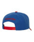 Фото #3 товара Men's Royal, Red Philadelphia 76ers Soul XL Logo Pro Crown Snapback Hat