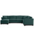 Фото #5 товара Elliot II 138" Fabric 3-Piece Chaise Sleeper Sectional, Created for Macy's