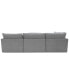 Фото #15 товара Marsten 126" 4-Pc. Fabric Sectional Sofa, Created for Macy's