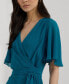 ფოტო #3 პროდუქტის Women's Belted Georgette Dress