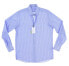 Фото #1 товара Robert Graham 163947 Men's Classic Fit Blue Striped Dress Shirt Size Small