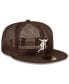 Фото #4 товара Men's x Fear of God Brown Mesh 59FIFTY Fitted Hat