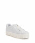 Фото #1 товара Women's The Floral Round Toe Flatform Lace-Up Sneakers
