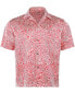 Rta Silk Print Shirt Men's