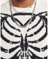 ფოტო #5 პროდუქტის Mens Isaac Knit Skeleton Sweater