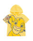 Фото #4 товара Boys Mickey Mouse Lion King Cars Monsters Inc. Hooded T-Shirt and French Terry Shorts Outfit Set to