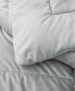 Plush Velet Quilted Down Alternative Comforter, Full/Queen