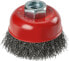 Фото #9 товара kwb 719106 - Cup brush - 0.35 mm - 1.4 cm - 6 cm - Metal,Stone - Metal