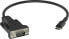 Фото #4 товара Vision TC-USBCSER/BL - Black - RS-232 - USB-C - Nickel - China - 170 mm