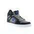 Фото #4 товара DC Pure High-Top WC Mens Black Leather Skate Inspired Sneakers Shoes