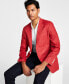 Фото #1 товара Men's Modern-Fit Solid Colored Linen Sport Coat