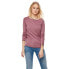 ONLY Mila Lacy Knit Detail Melange Sweater