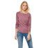 Свитер меланж ONLY Mila Lacy Knit Detail Mesa Rose / Melange, L - фото #1