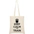 Фото #1 товара KRUSKIS Keep Calm And Train Tote Bag