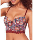 Women's Meissa Push Up Balconette Bra Floral Blue, 32DDD - фото #1