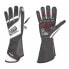Men's Driving Gloves OMP KS-1R White/Black S
