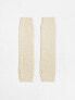 Фото #1 товара Free People amour knit armwarmers in cream