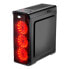 LC-Power Gaming 988B - Red Typhoon - Midi Tower - PC - Black - ATX - micro ATX - Mini-ITX - Metal - Gaming