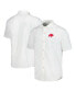 ფოტო #1 პროდუქტის Tommy Men's Bahama White Buffalo Bills Sport Coconut Point Palm Vista IslandZone Button-Up Camp Shirt