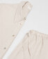 ფოტო #9 პროდუქტის Women's Linen Pajama Shirt