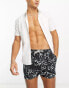 New Look daisy swim shorts in mono