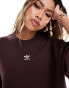 adidas Originals essentials sweatshirt in shadow brown