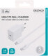 Фото #3 товара Deltaco USB-C wall charger 1x PD 20 W 1 m cable white