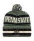 ფოტო #2 პროდუქტის Men's Green Penn State Nittany Lions OHT Military-Inspired Appreciation Bering Cuffed Knit Hat with Pom