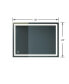 32x24 Inch LED Vanity Mirror with Touch Control