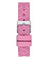 Women's Analog Pink Silicone Watch 34mm