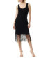 ფოტო #1 პროდუქტის Women's Sage Mesh Fringe Dress