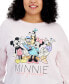 Trendy Plus Size Minnie & Friends Long-Sleeve Graphic Tee
