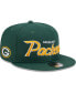 Men's Green Green Bay Packers Main Script 9FIFTY Snapback Hat