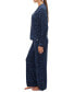 Фото #3 товара GapBody Women's 2-Pc. Notched-Collar Long-Sleeve Pajamas Set
