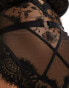 Фото #6 товара Hunkemoller Sia underwired lace bodysuit in black