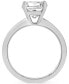 ფოტო #3 პროდუქტის Certified Lab Grown Diamond Princess-Cut Solitaire Engagement Ring (4 ct. t.w.) in 14k Gold