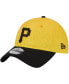 Фото #1 товара Men's Gold, Black Pittsburgh Pirates 2023 City Connect 9TWENTY Adjustable Hat