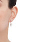ფოტო #2 პროდუქტის Cultured Freshwater Pearl (6 x 4mm) Flower Bud Inspired Drop Earrings in Sterling Silver & 14k gold