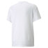 Фото #4 товара Puma Pivot Cut Off Pullover Crew Neck Short Sleeve T-Shirt Mens White Casual Top